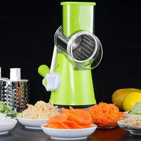 Multi-Functional Tabletop Drum Grater I Manual Vegetable Cutter Slicer & Grater | Chopper