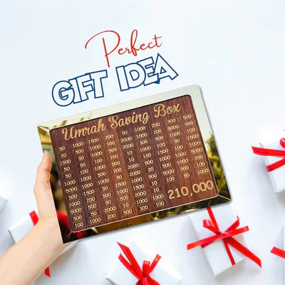 Wooden Umrah Saving Box || Save PKR 210,000 in 280 Days