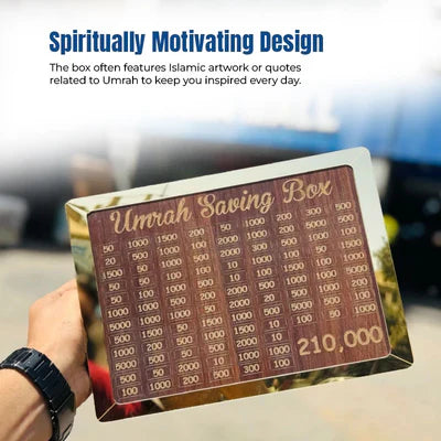Wooden Umrah Saving Box || Save PKR 210,000 in 280 Days