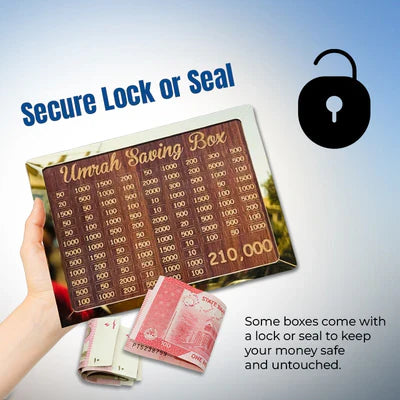 Wooden Umrah Saving Box || Save PKR 210,000 in 280 Days