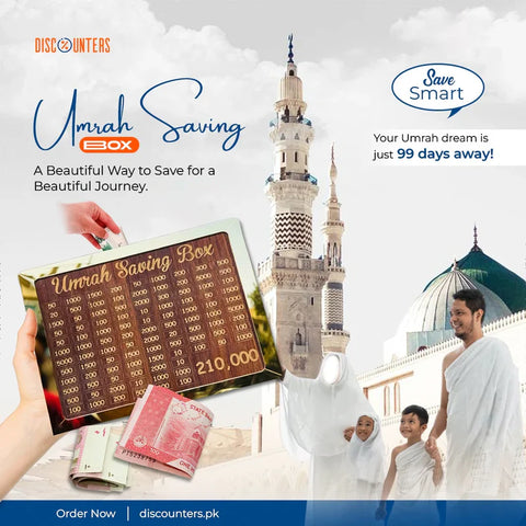 Wooden Umrah Saving Box || Save PKR 210,000 in 280 Days
